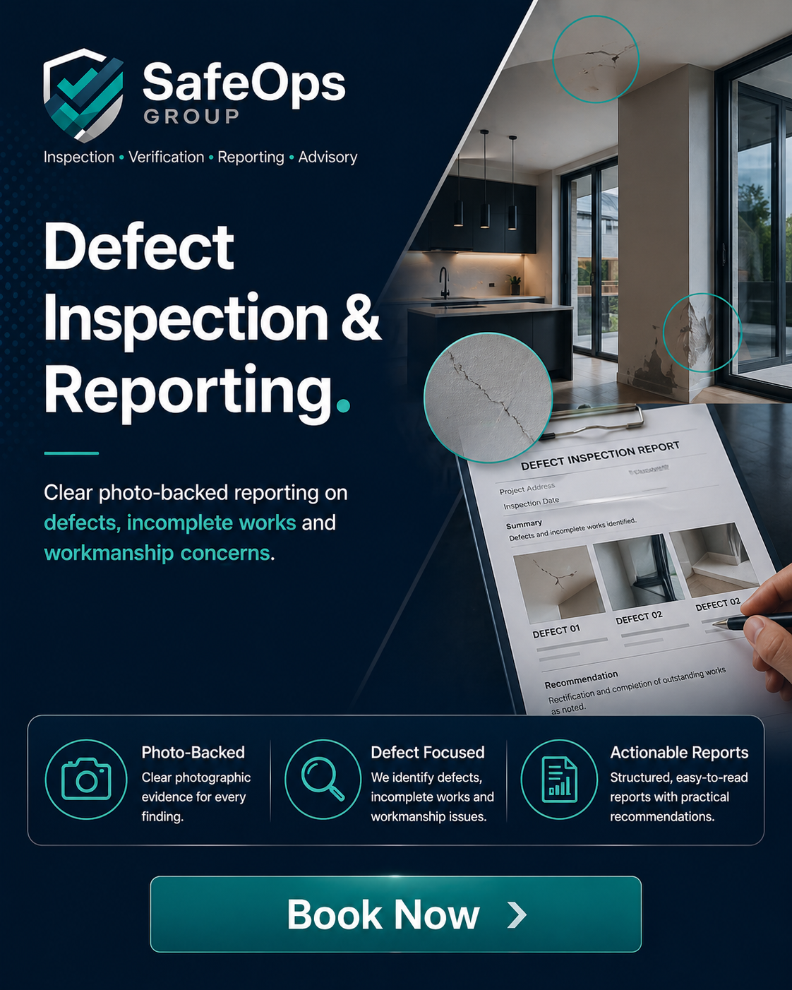Defect Inspection and Reporting visual snapshot