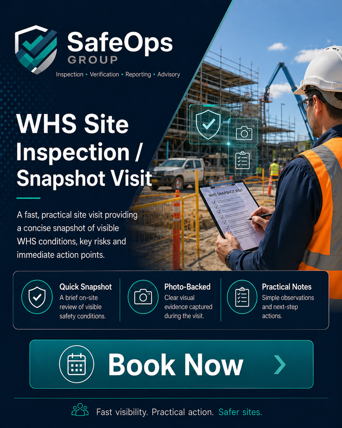 WHS Site Inspection / Snapshot Visit visual snapshot