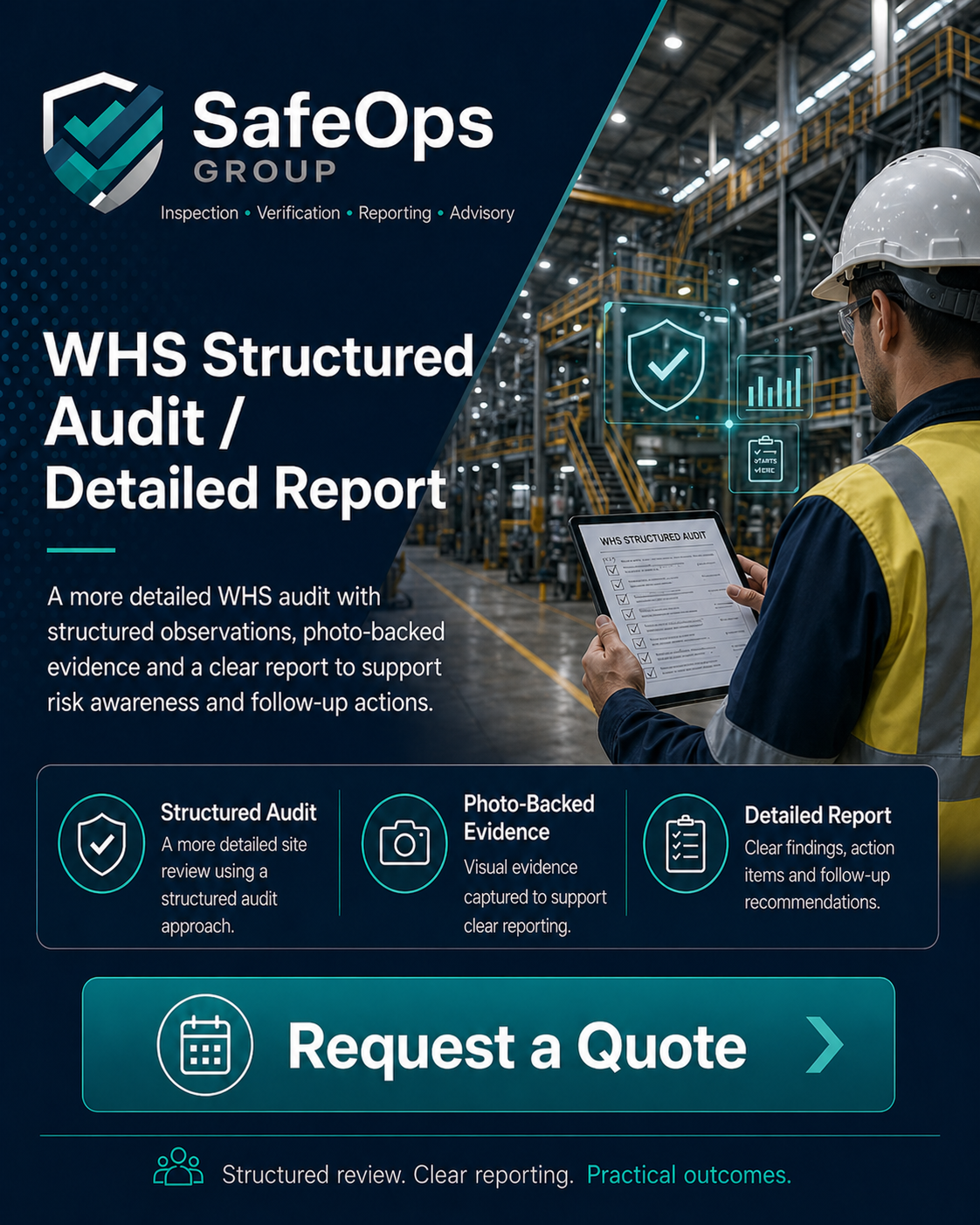 WHS structured audit visual snapshot